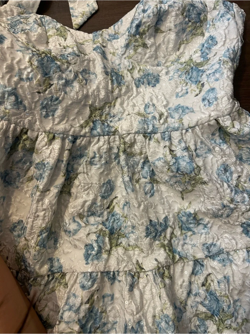 Altar'd State Blue and White Floral Dress - Picture 6 of 10